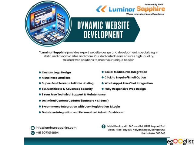 Free Consultation Dynamic Website contact us