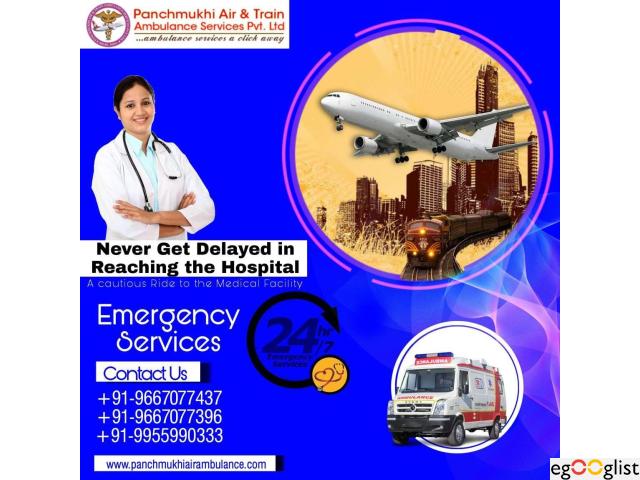 Hire Panchmukhi Air and Train Ambulance Services in Dehradun with the Best Facilities